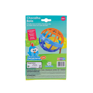 Chocalho Bola Galinha Pintadinha Yestoys Infantil Ref 20218-20218-221-56482
