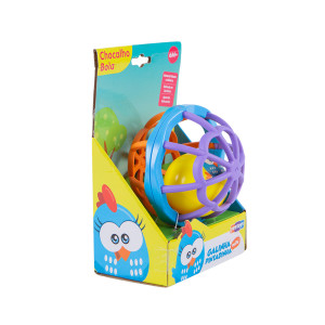 Chocalho Bola Galinha Pintadinha Yestoys Infantil Ref 20218-20218-537-11719