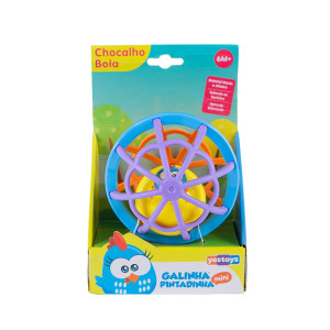 Chocalho Bola Galinha Pintadinha Yestoys Infantil Ref 20218-20218-739