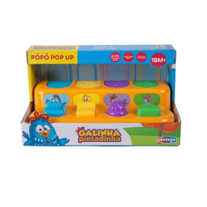 Popó Pop Up Galinha Pintadinha Yestoys Brinquedo Interativo In...