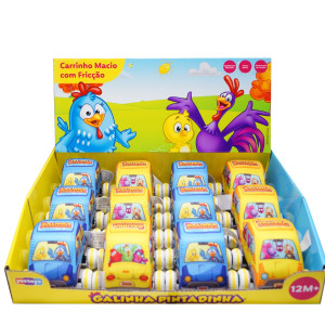 Carrinho Macio Com Fricção Galinha Pintadinha Yestoys Ref 20239