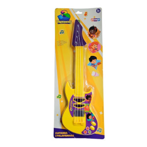 Guitarra Infantil 3 Palavrinhas Yestoys, Musical, Colorida, Re...