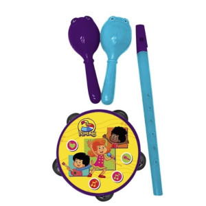 Kit Maracas 3 Palavrinhas Yestoys Infantil Musical Ref 20152-3p-20152-3P-569-25983