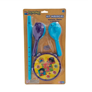 Kit Maracas 3 Palavrinhas Yestoys Infantil Musical Ref 20152-3p