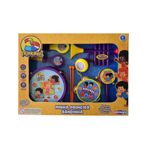 Minha Primeira Bandinha 3 Palavrinhas Yestoys Instrumentos Mus...
