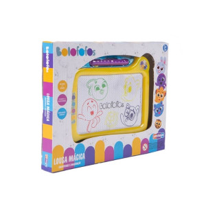 Lousa Mágica Pequena Bolofofos Yestoys Ref 20700 Infantil Educ...
