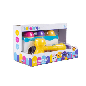 Bate Martelinho Bolofofos Yestoys Ref. 20704 Brinquedo Infantil