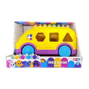 Xilofone De Madeira Bolofofos 20708 Instrumento Musical Infantil