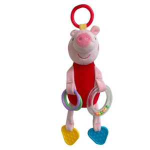 Boneco De Atividades Peppa Pig Com Mordedor Yestoys Ref 20905