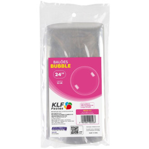 Balao Redondo Bubble Balloon Cristal Vm 24cm-127249-97654