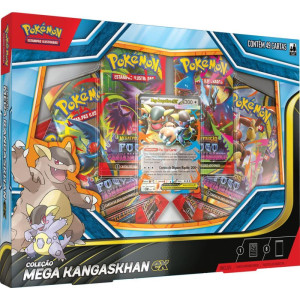 Jogo De Cartas Pokemon Box Mega Kangaskhan Ex