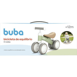 Bicicleta Infantil Equilibrio C/4 Rodas Verde-125456-89266