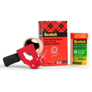 Fita Para Empacotamento Scotch 5802 Trans.45x100m+disp