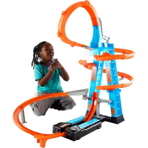 Hot Wheels Pista Action Torre De Colisao Aerea-127175-38778