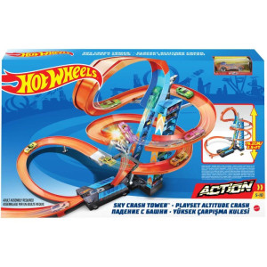 Hot Wheels Pista Action Torre De Colisao Aerea-127175-45393