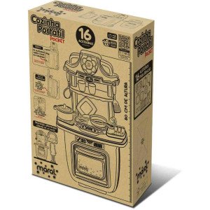 Brincando De Casinha Cozinha Portatil Pocket-128332-29330
