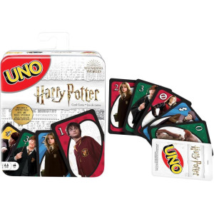 Jogo De Cartas Uno Harry Potter Em Lata