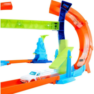Hot Wheels Pista Track Campeonato De Salto Em Espiral-127184-34005