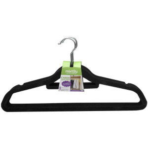 Cabide Veludo Preto C/10 Unidades