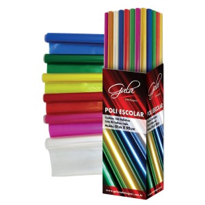 Caixa Expositor Papel Celofane Sortido 90x100cm 100 Rolos-6154-25071