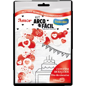 Kit Arco Fácil De Balões Amor 3 Unidades-111577-41618