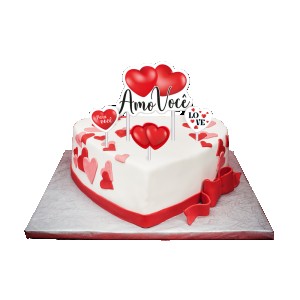 Topper Para Bolo Amor Com 4 Unidades-111256-21401