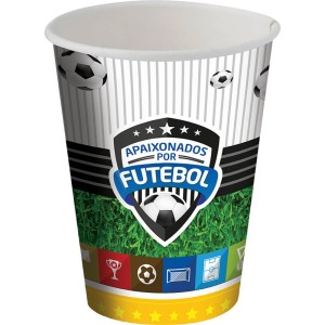 Copo Papel 200ml Apaixonados Por Futebol 96 Unidades-104000-39083