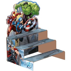 Escada Para Doces Mdf Avengers Com 1 Unidade-109182-72318