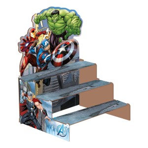 Escada Para Doces Mdf Avengers Com 1 Unidade-109182