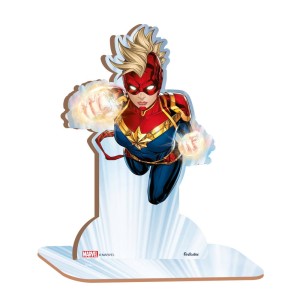 Personagem Mdf P Capitã Marvel Avengers Com 6 Unidades-109194-63472