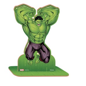 Personagem Mdf P Hulk Avengers Com 6 Unidades-109190