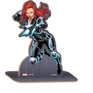 Personagem Mdf P Viúva Negra Avengers Com 6 Unidades-109191-93453