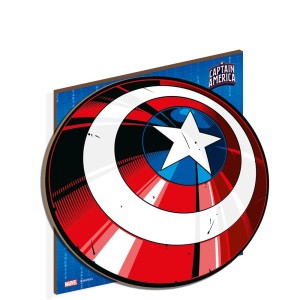 Quadro Decorativo Mdf Capitão America Avengers Com 1 Unidade