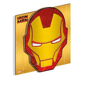 Quadro Decorativo Mdf Homem De Ferro Avengers Com 1 Unidade