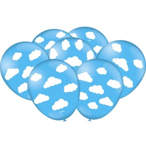 Balão Decorado Nuvem Com 25 Unidades