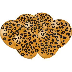 Balão Decorado Oncinha Com 25 Unidades