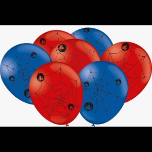 Balão Decorado Teia De Aranha Com 25 Unidades