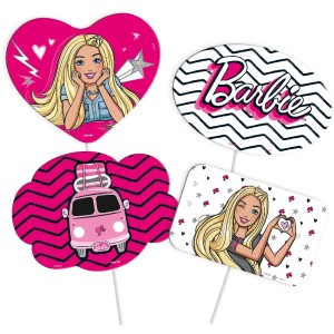 Placas Divertidas Barbie 48 Unidades-111381-35711