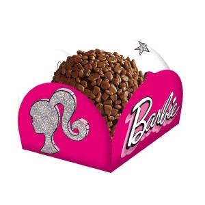 Porta Forminha Barbie Com 40 Unidades