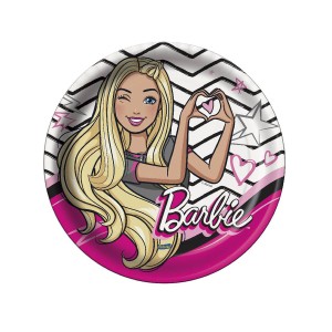 Prato Barbie Com 8 Unidades-109139