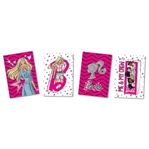 Quadros Decorativos Barbie Com 4 Unidades