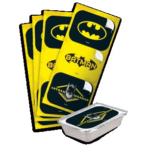 Adesivo Retangular Batman Geek Com 12 Unidades-105958-51814