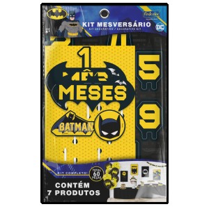 Kit Mesversário Batman Geek Com 1 Unidade-109986-90060