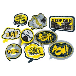 Kit Placas Batman Geek 108 Unidades-105964-87335