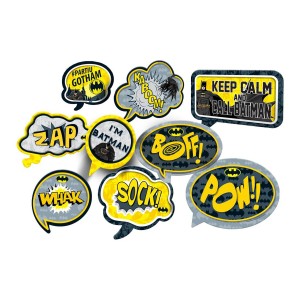 Kit Placas Batman Geek Com 9 Unidades-105964