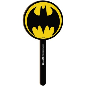 Pick Decorativo Mdf Logo Redondo Batman Geek Com 6 Unidades