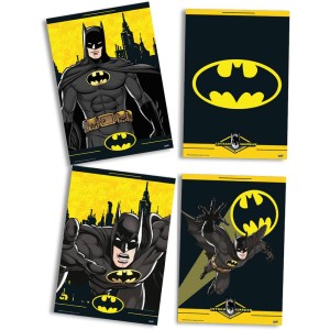 Quadros Decorativos Batman Geek Com 4 Unidades