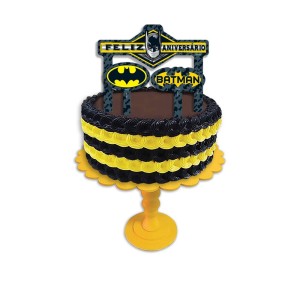 Topper Para Bolo Batman Geek 36 Unidades