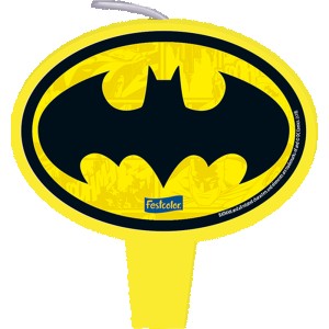 Vela Plana Batman Geek 5 Unidades-105970-16658