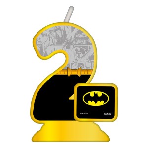 Vela Temática Batman Geek Nº2 5 Unidades